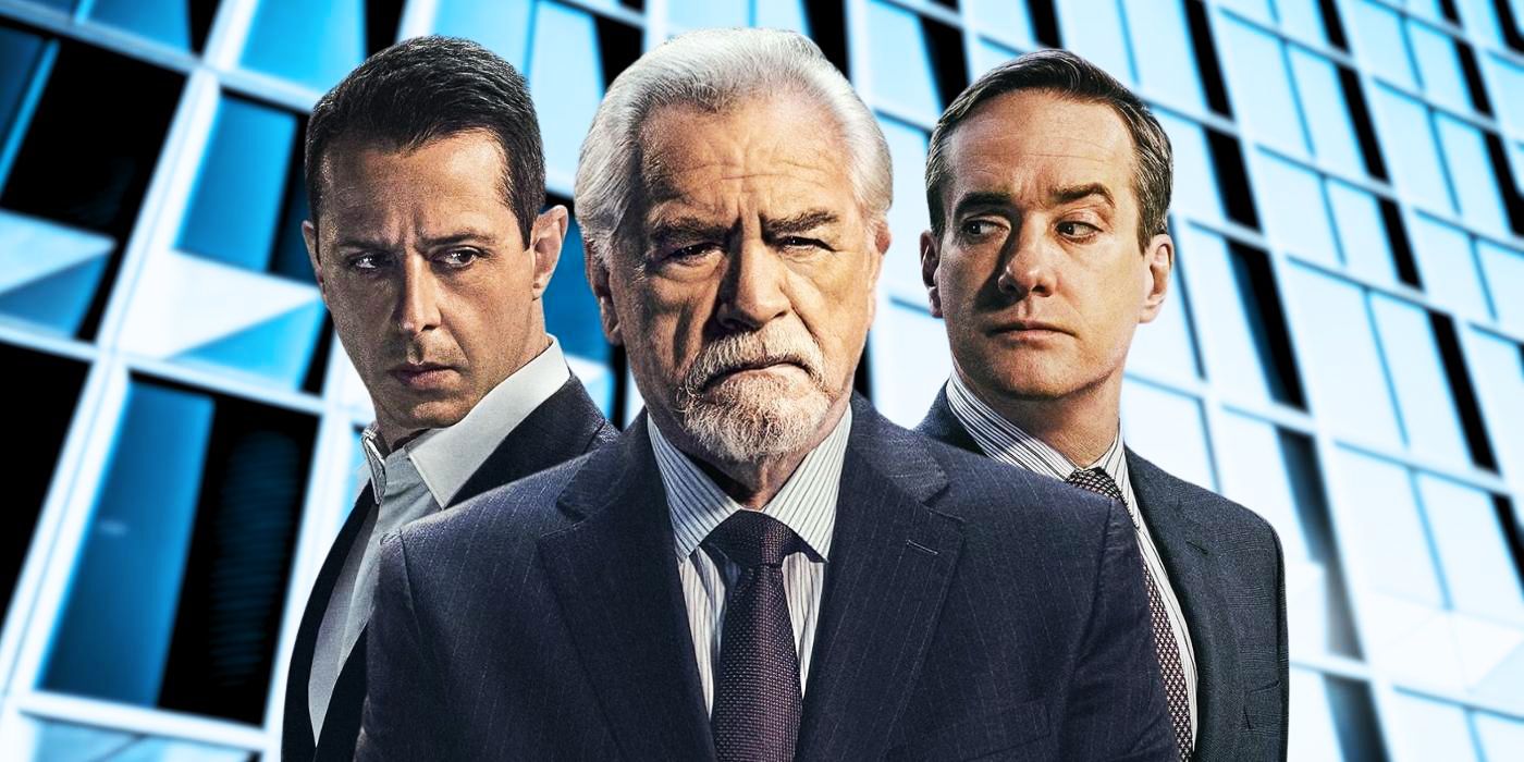 Brian Cox Jeremy Strong and Matthew Macfadyen in Succession Season 4