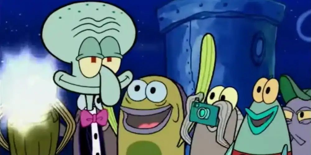 Squidward imagines what it would be like if he wrote a symphony.