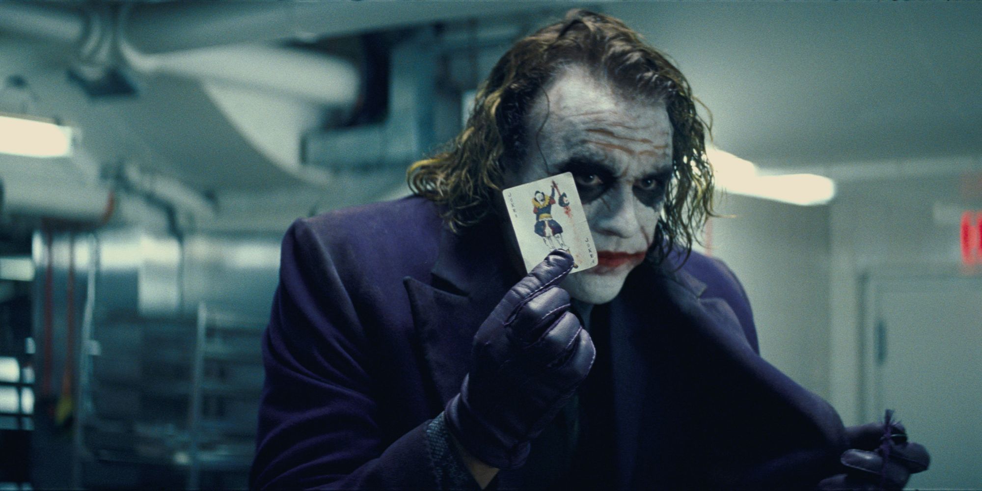 Heath Ledger as The Joker in The Dark Knight