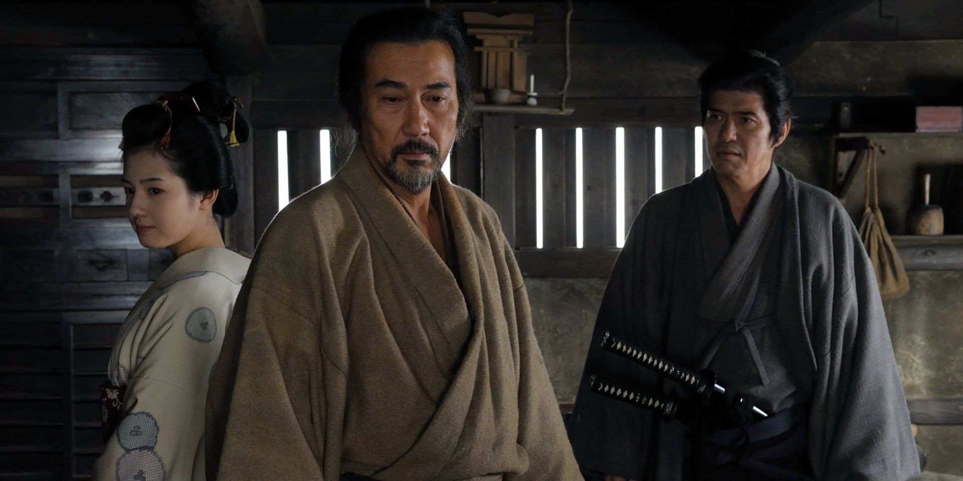 Three characters standing together in The Last Ronin