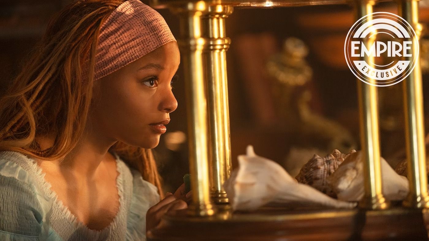 Halle Bailey as Ariel in the little mermaid