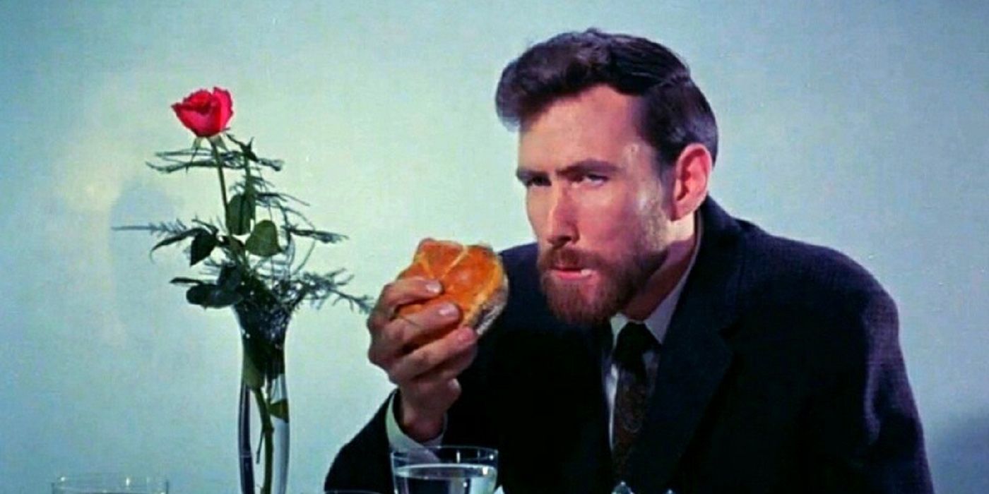 Jim Henson in the Oscar-nominated short film Time Piece.