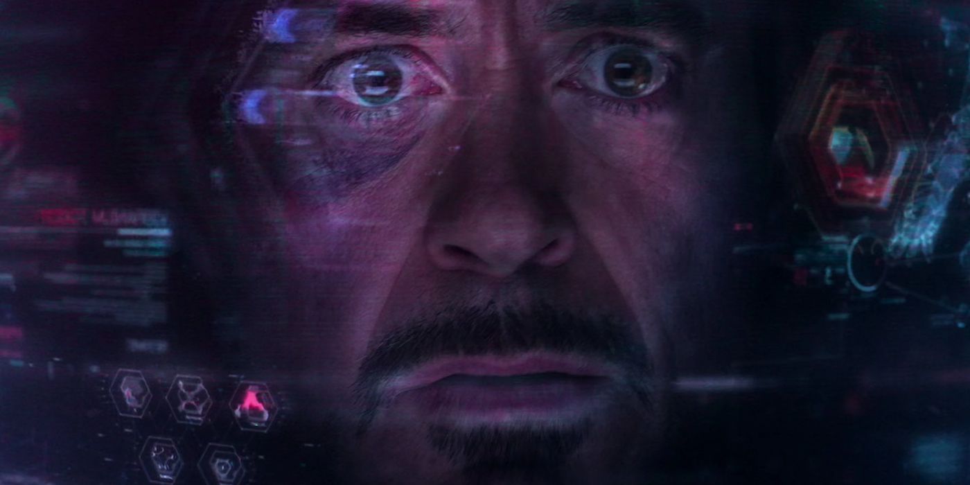 Robert Downey Jr talks to FRIDAY as Tony Stark in Avengers: Endgame