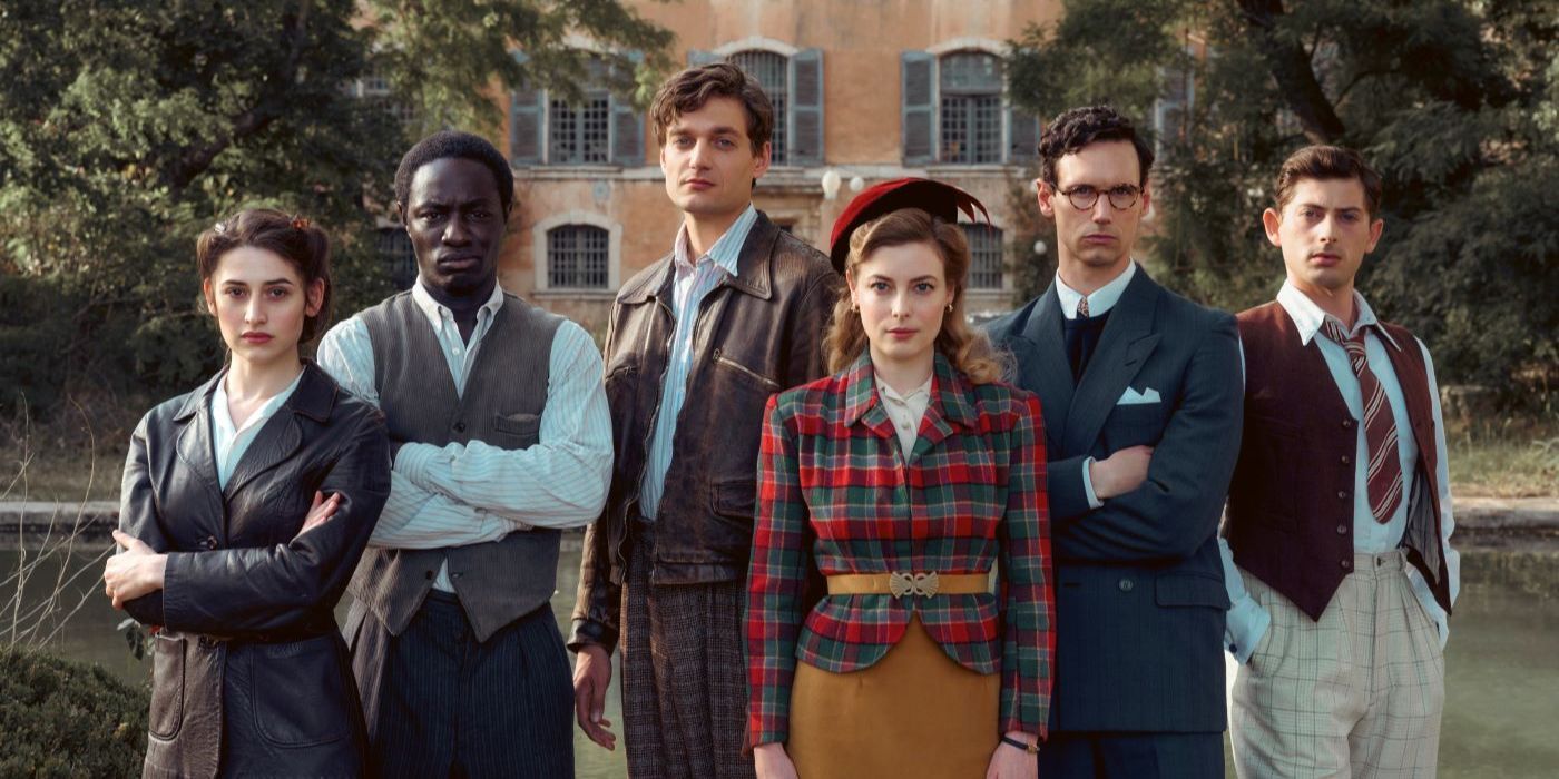 Deleila Piasko as Lisa Fittko, Ralph Amoussou as Paul Kandjo, Lucas Englander as Albert Hirschmann, Gillian Jacobs as Mary-Jayne Gold, Cory Michael Smith as Varian Fry and Amit Rahav as Thomas Lovegrove in Transatlantic