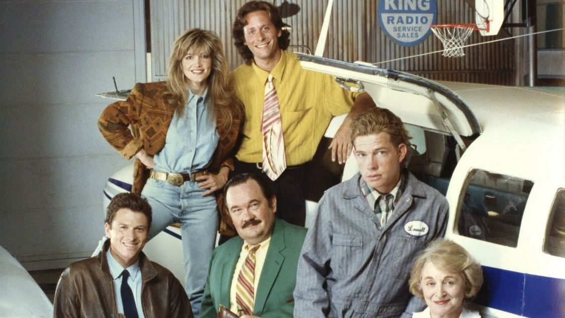 The cast of Wings in a promotional shot. 
