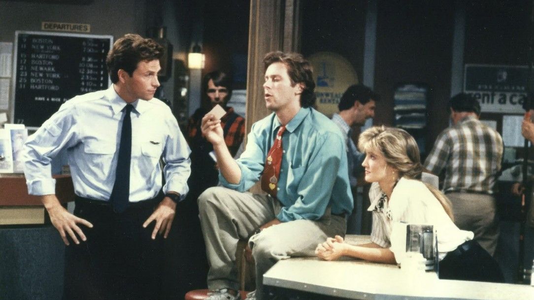 Tim Daly, Steven Weber et Crystal Bernard dans Wings. 