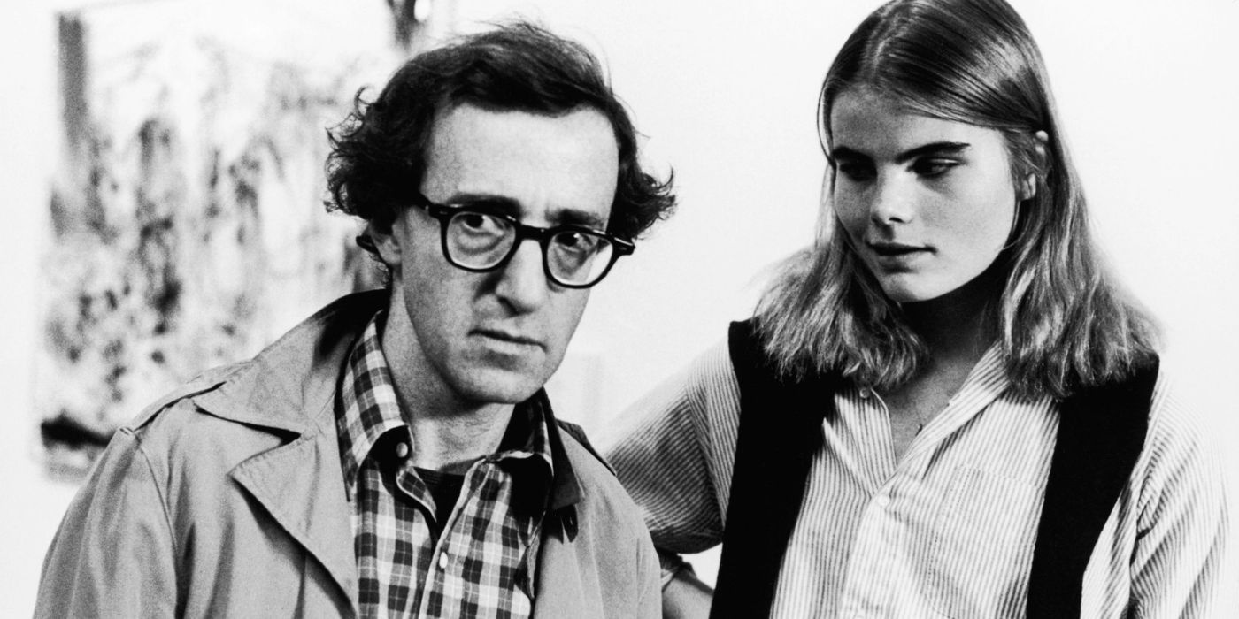 Woody Allen and Mariel Hemingway in Manhattan