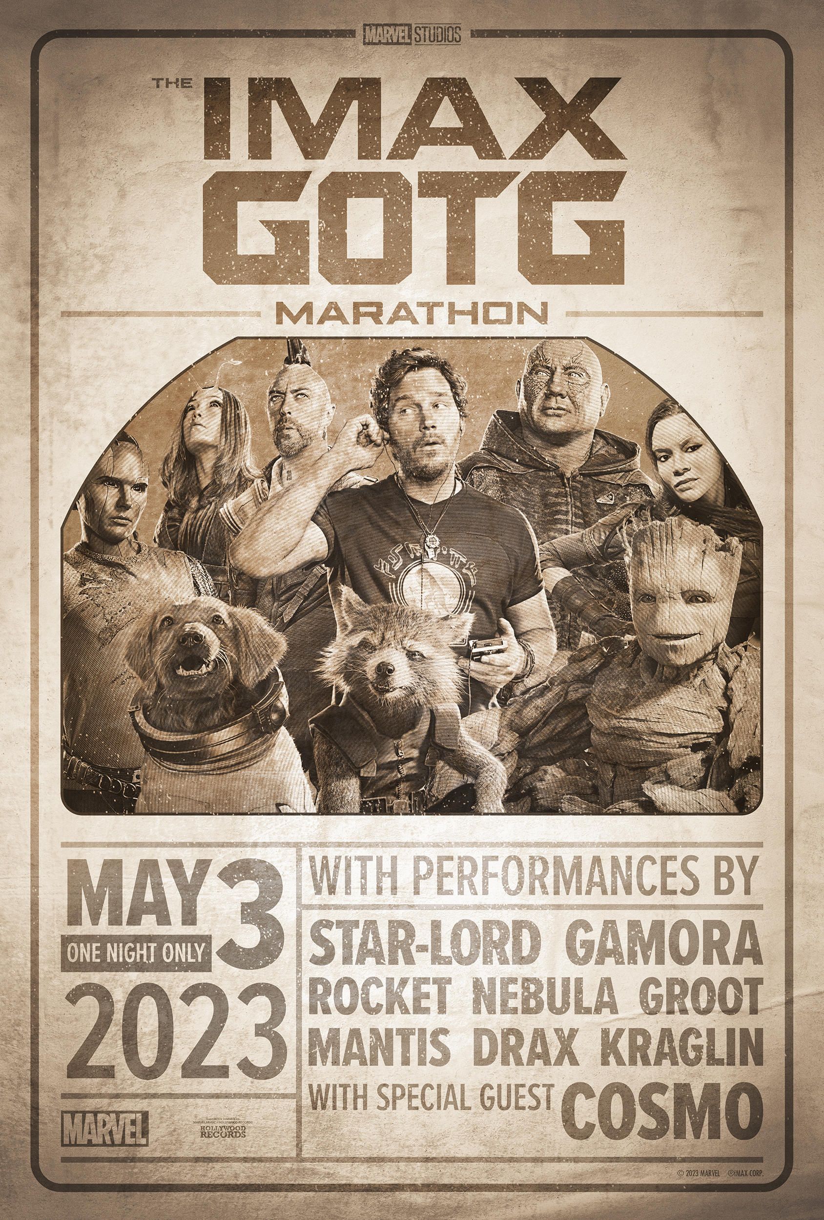 affiche des gardiens de la galaxie 3