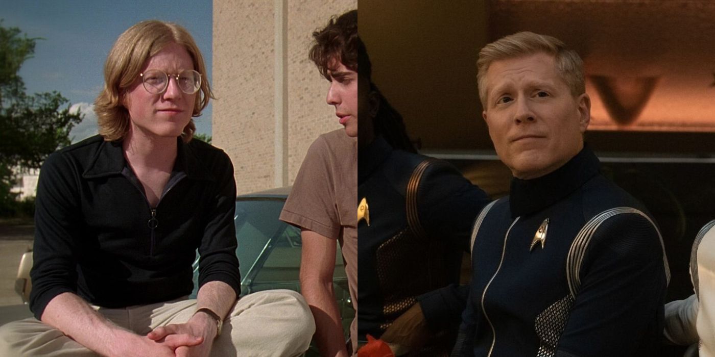 Anthony Rapp in Dazed & Confused side-by-side with himself in Star Trek: Discovery 