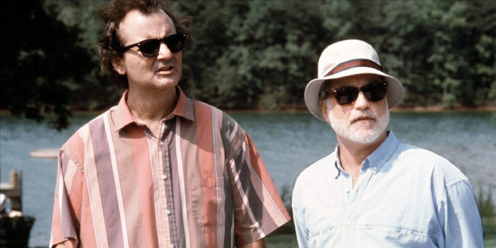 Bill Murray and Richard Dreyfuss with sunglasses on in What About Bob