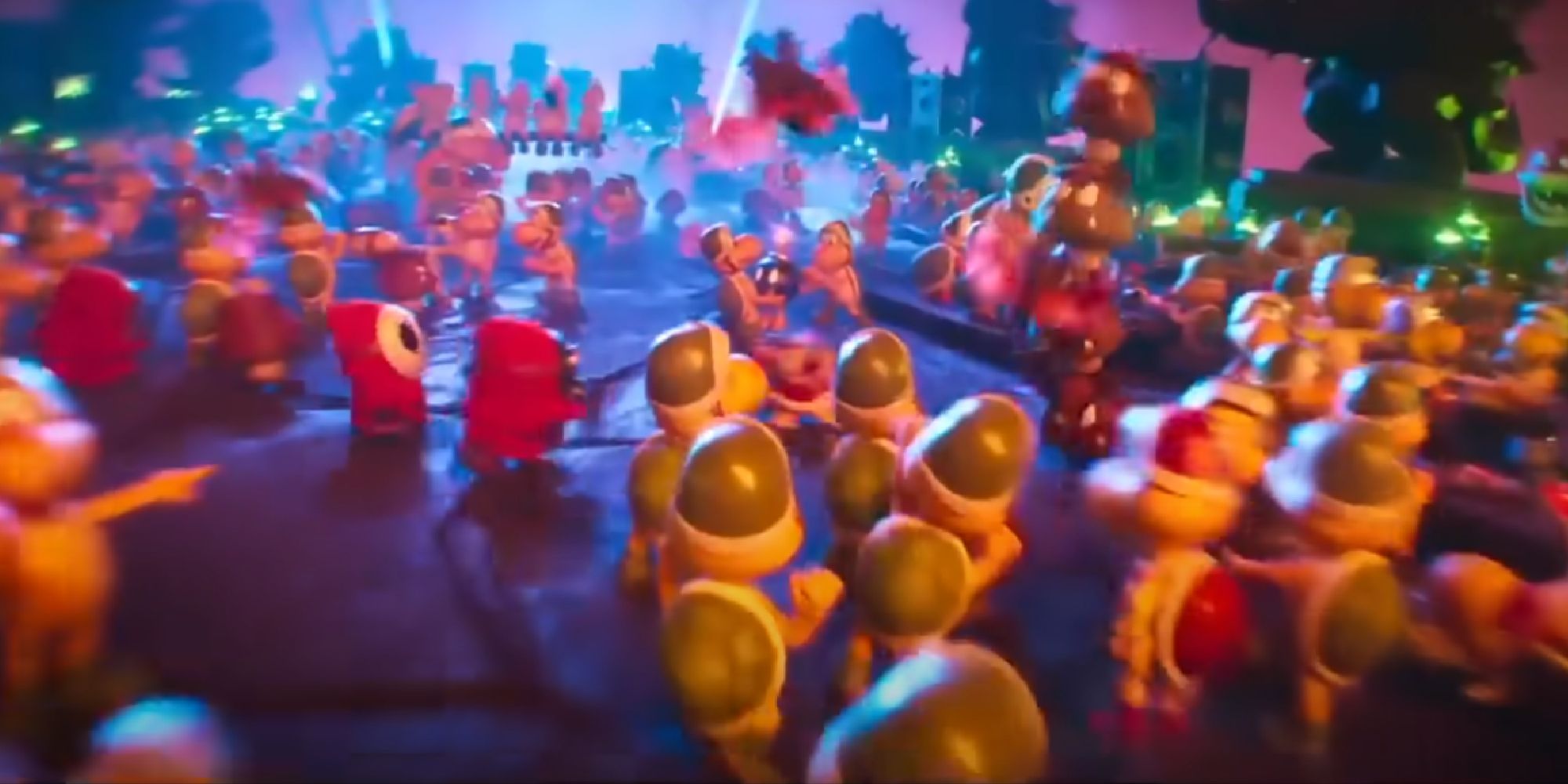 Bob-Omb préparé pour le combat par les Koopas dans le film Super Mario Bros.