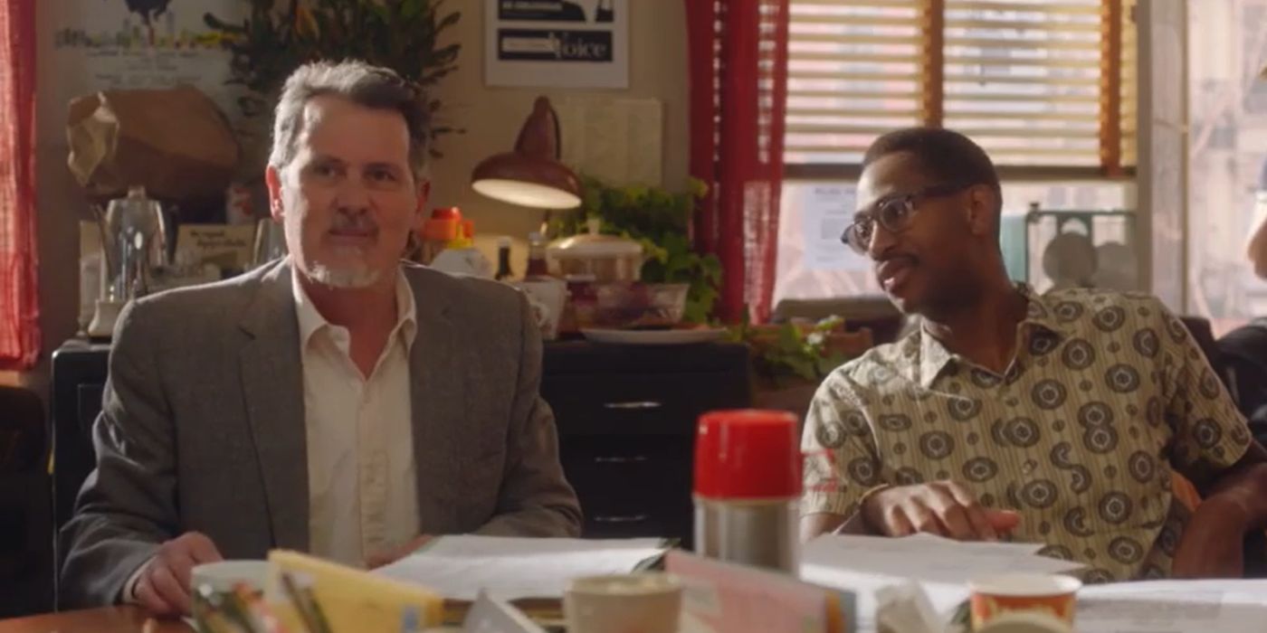 Chris Eigeman and Sterling K. Brown in The Marvelous Mrs. Maisel