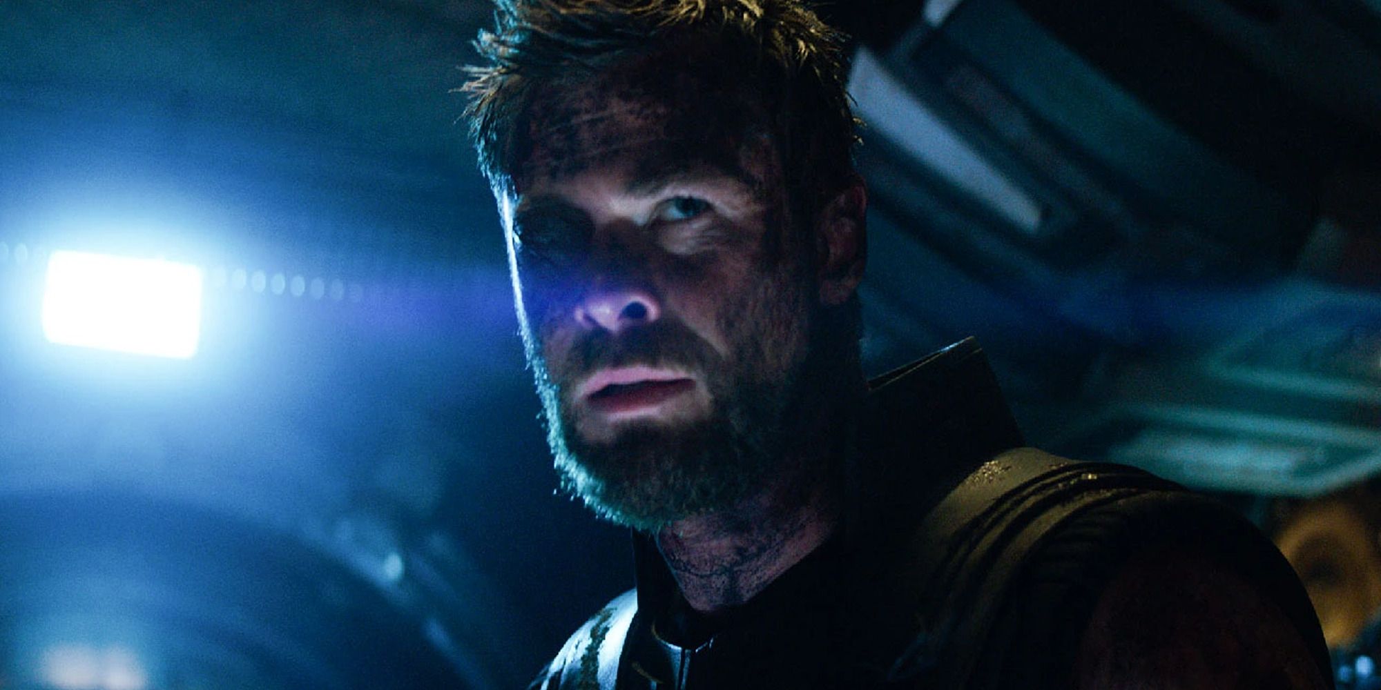 Angry Thor with an eyepatch in 'Avengers: Infinity War'