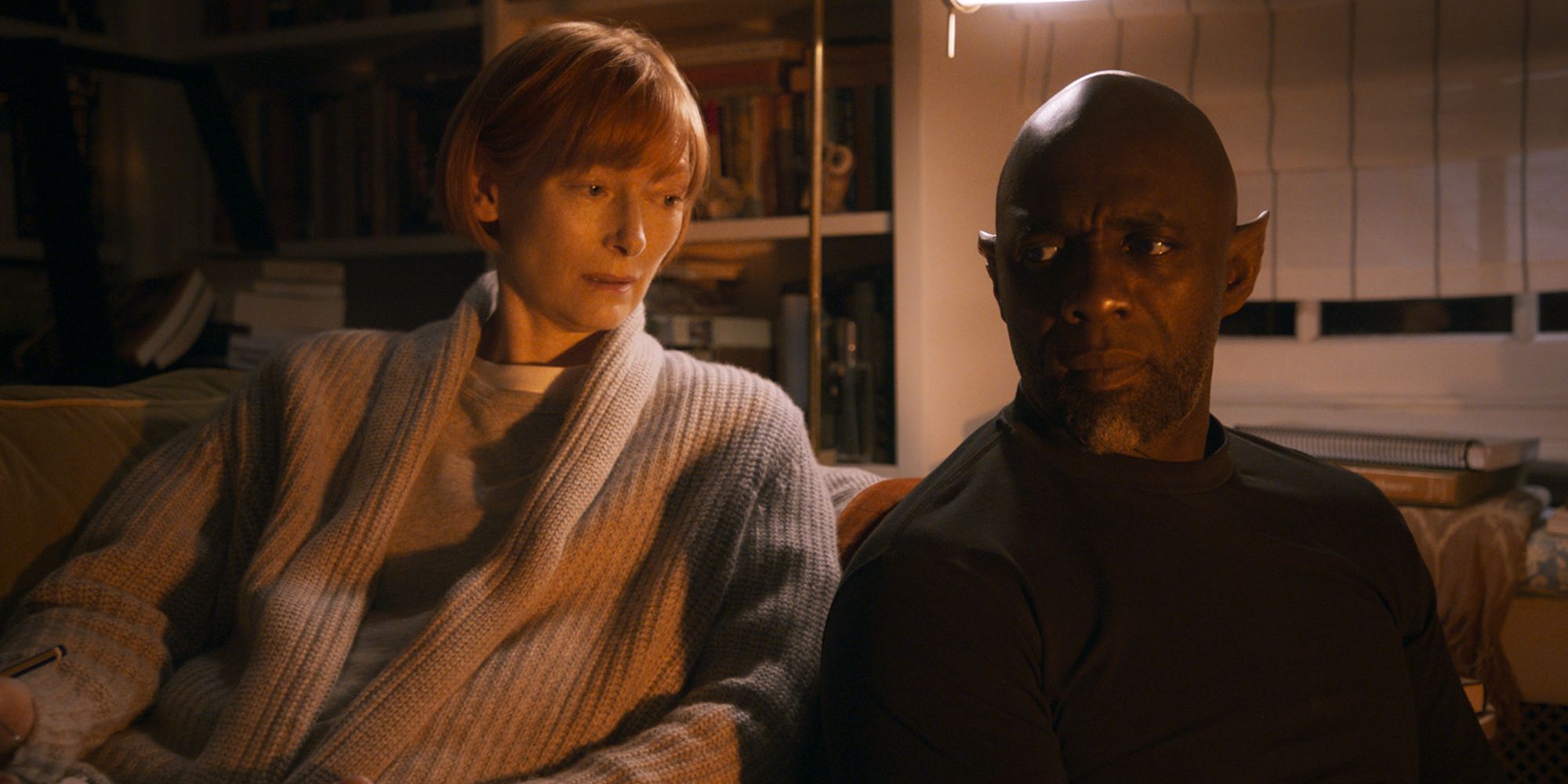Idris Elba and Tilda Swinton in 'Three Thousand Years of Longing'