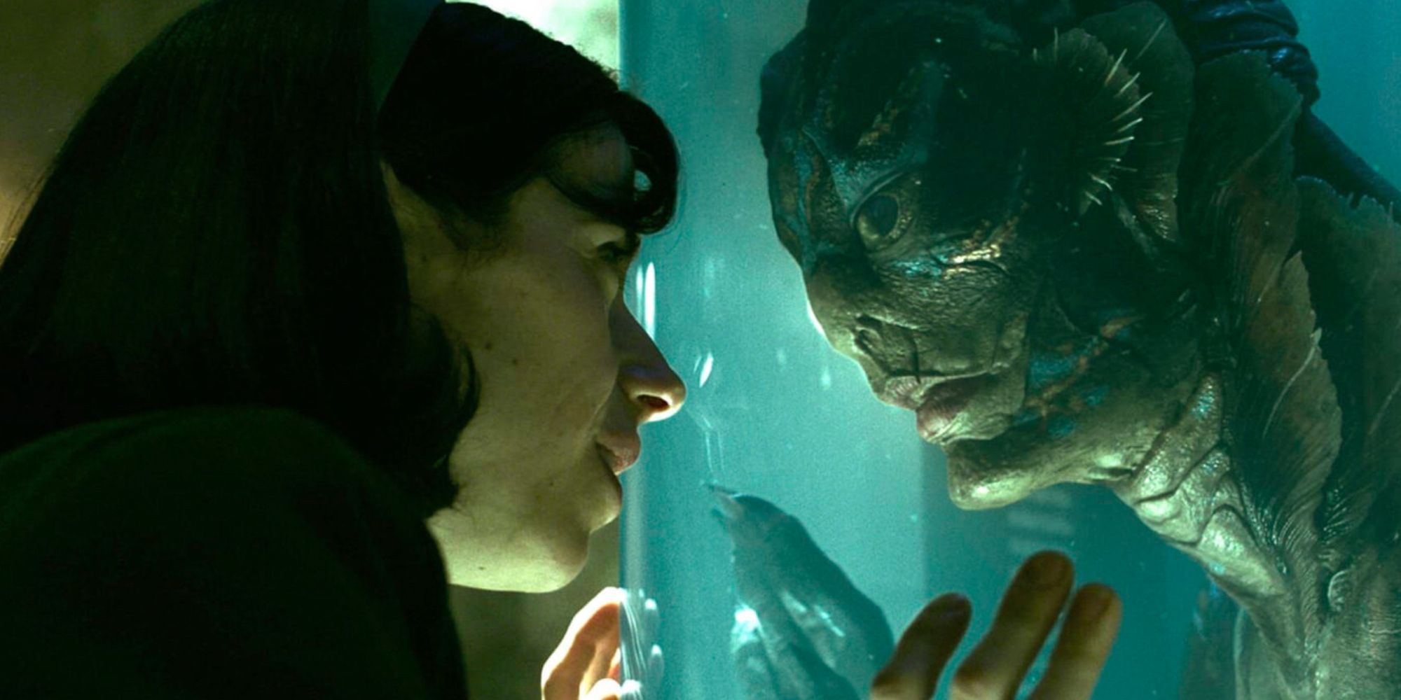 Sally Hawkins and Doug Jones in The Shape of Water