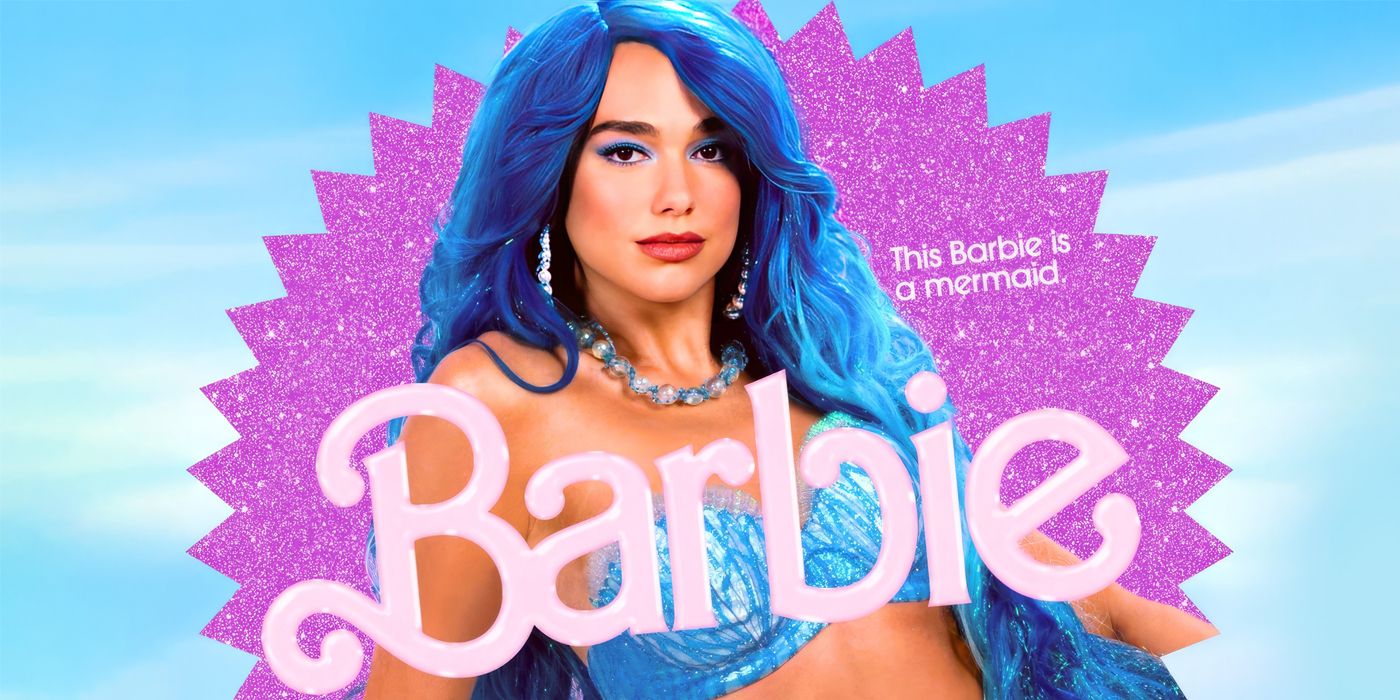 Character poster for Dua Lipa as Mermaid Barbie in Barbie (2023)
