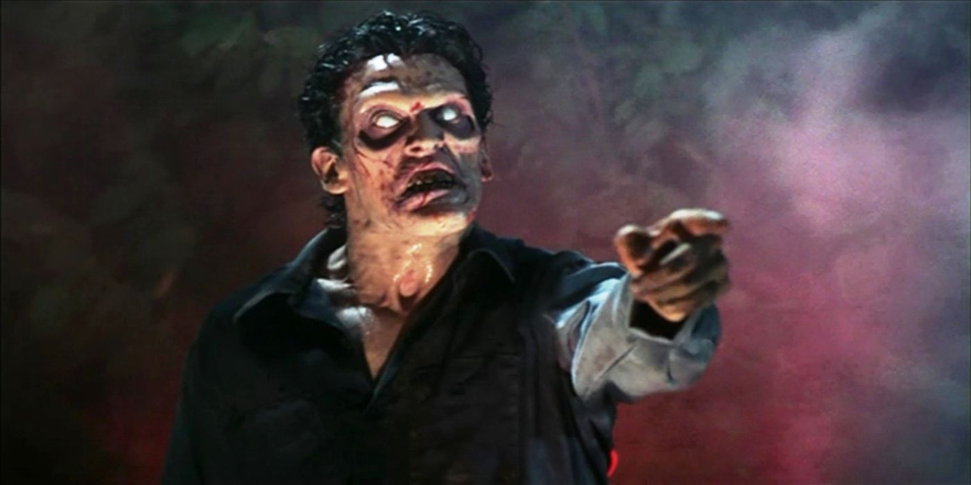 Bruce Campbell as Evil ash in Evil Dead 2 (1987)