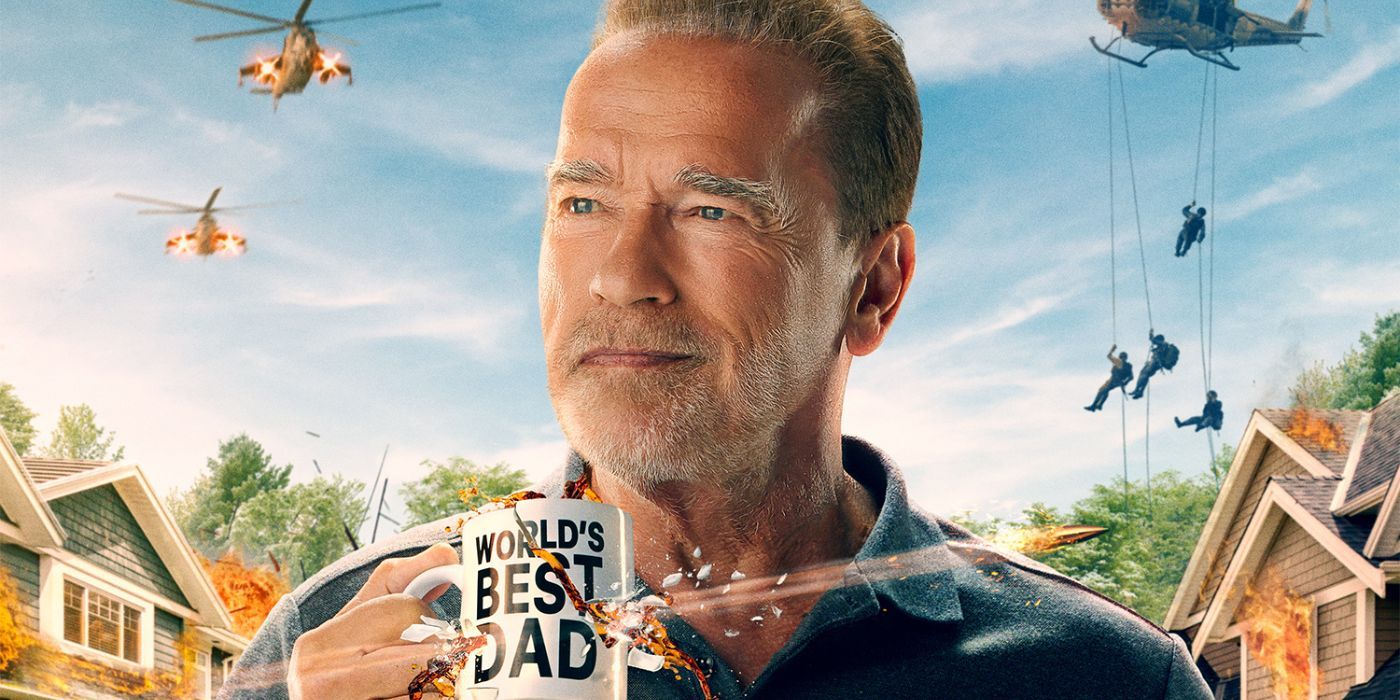 Arnold Schwarzenegger in the poster for Fubar