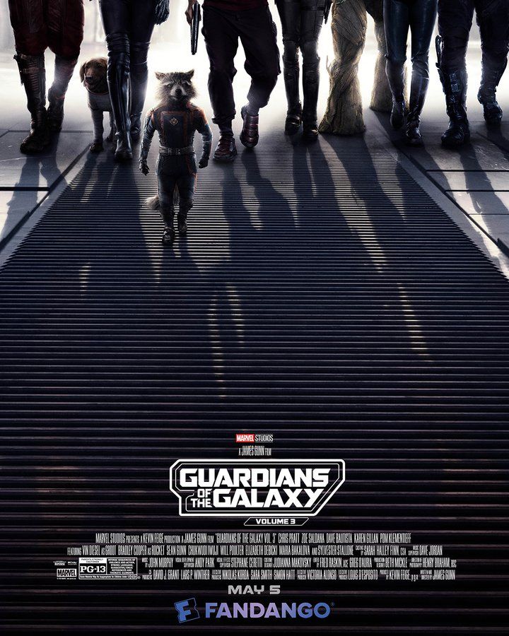 L'affiche des Gardiens de la Galaxie 3