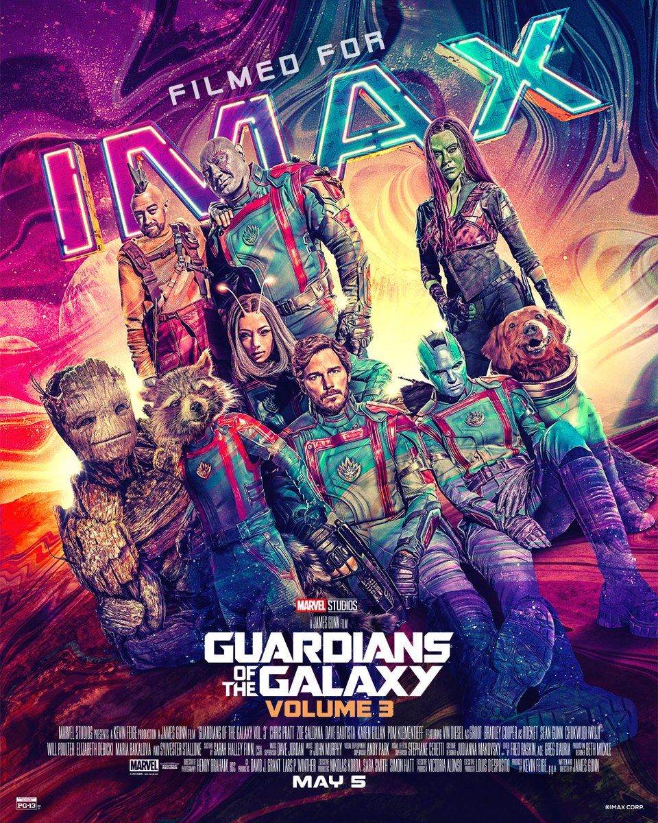 L'affiche des Gardiens de la Galaxie 3