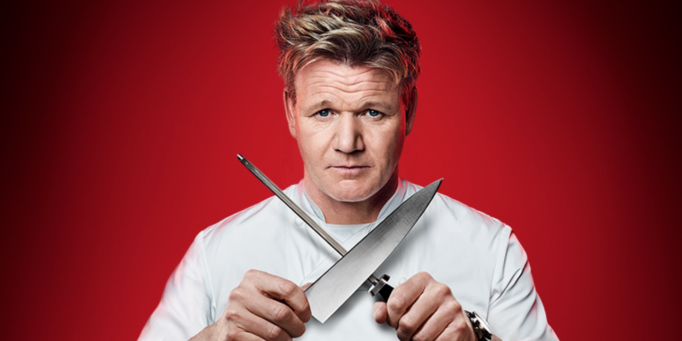 Gordon Ramsay's promo shot for 'Hell's Kitchen'.