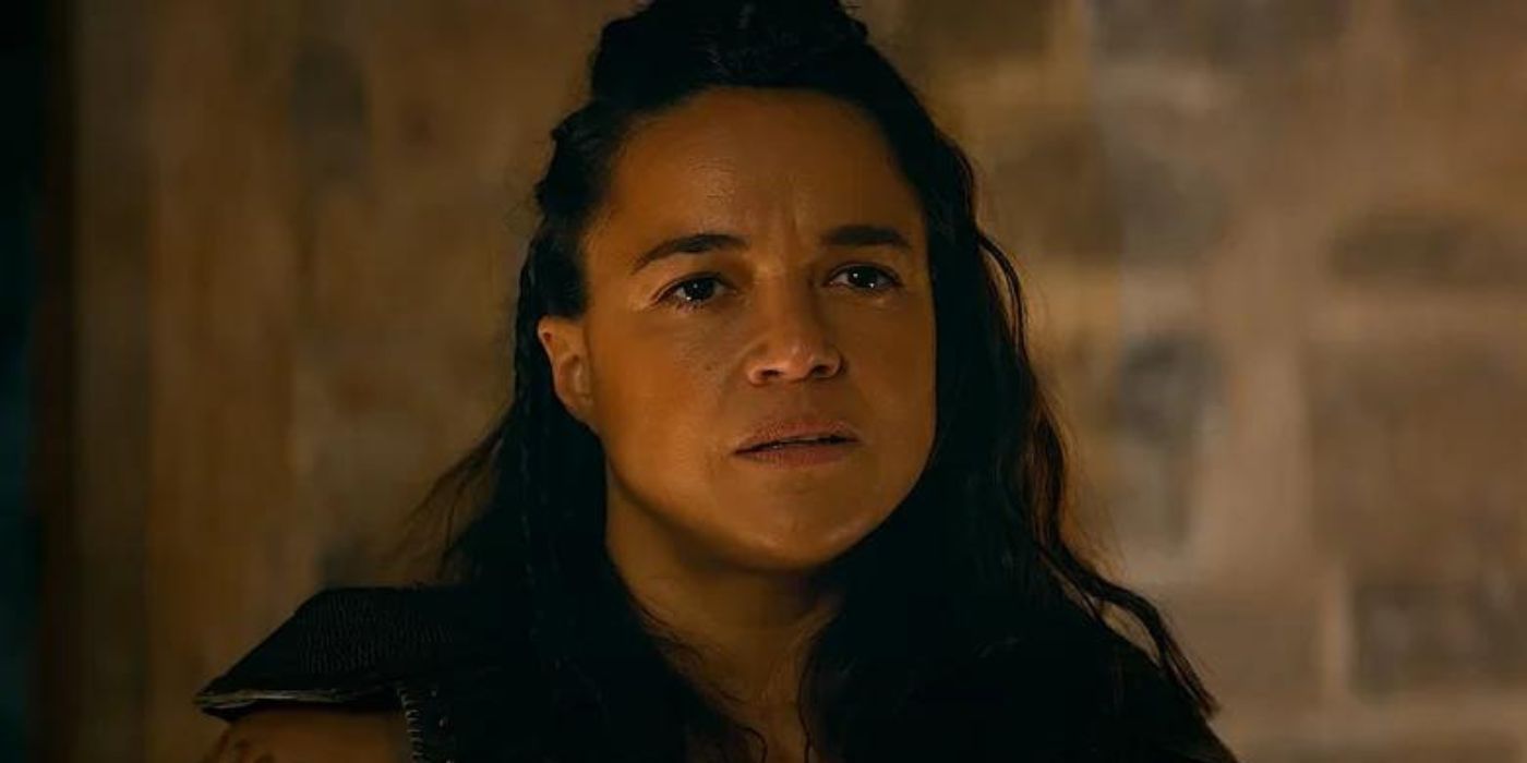 Michelle Rodriguez nel ruolo di Holga in Dungeons & Dragons: L'onore tra i ladri