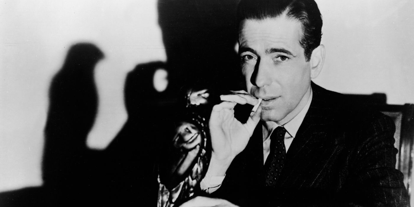 Humphrey Bogart as Sam Spade in The Maltese Falcon