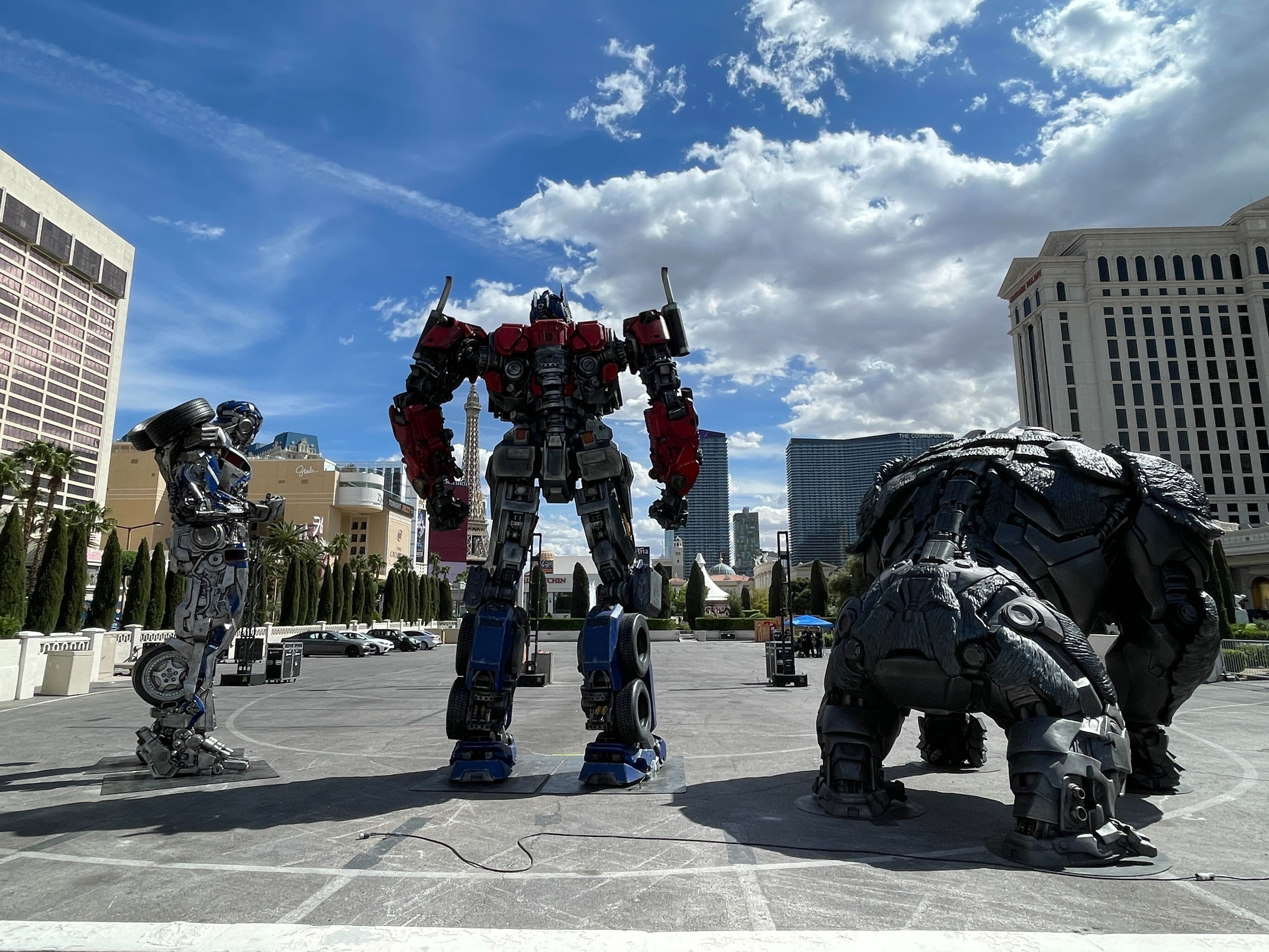 Transformers Rise of the Beasts bots invade CinemaCon at Caesars