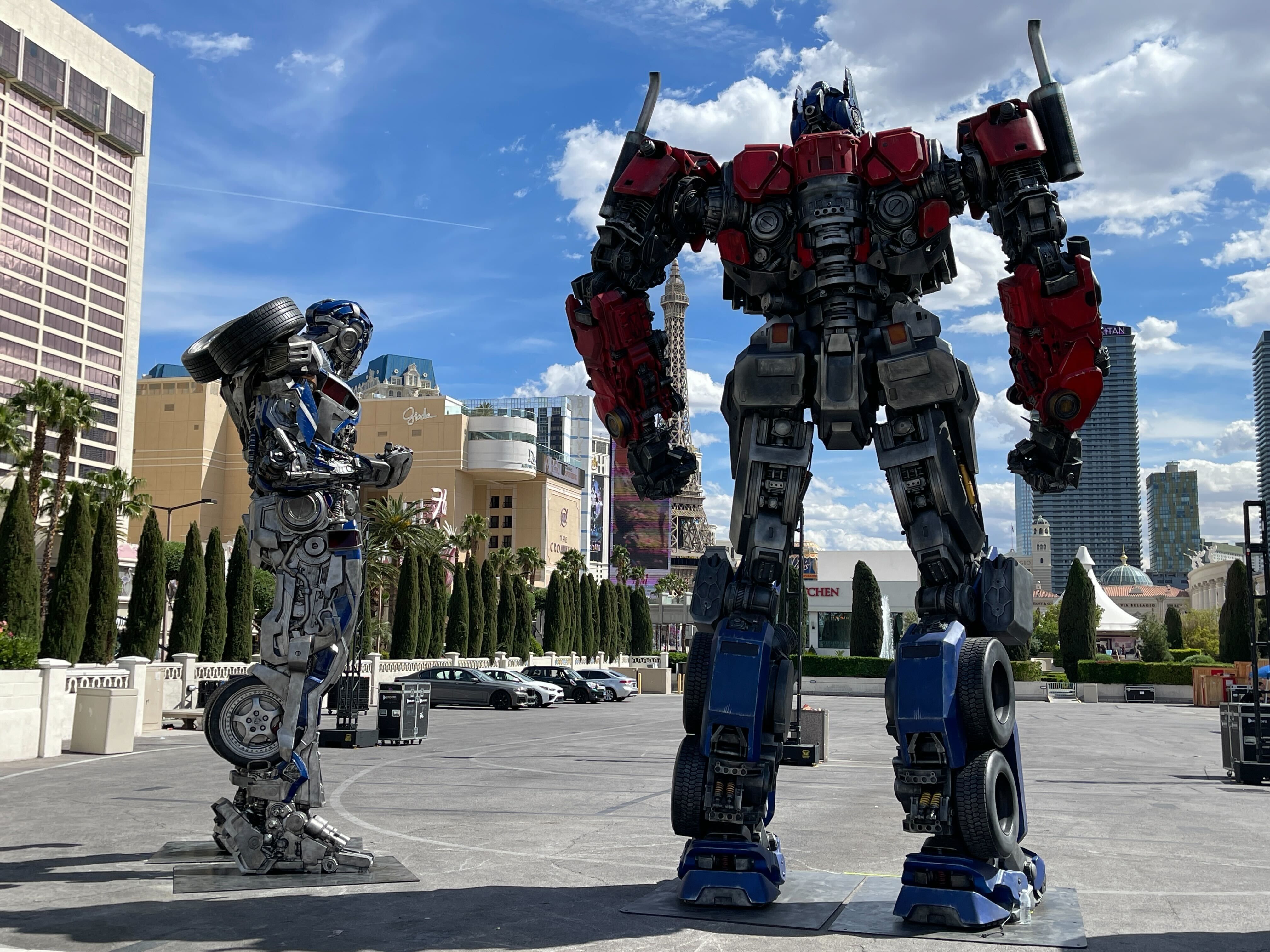 Transformers Rise of the Beasts bots invade CinemaCon at Caesars