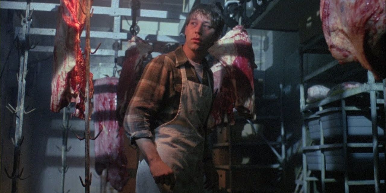 Sam Raimi in a meat locker in Intruder