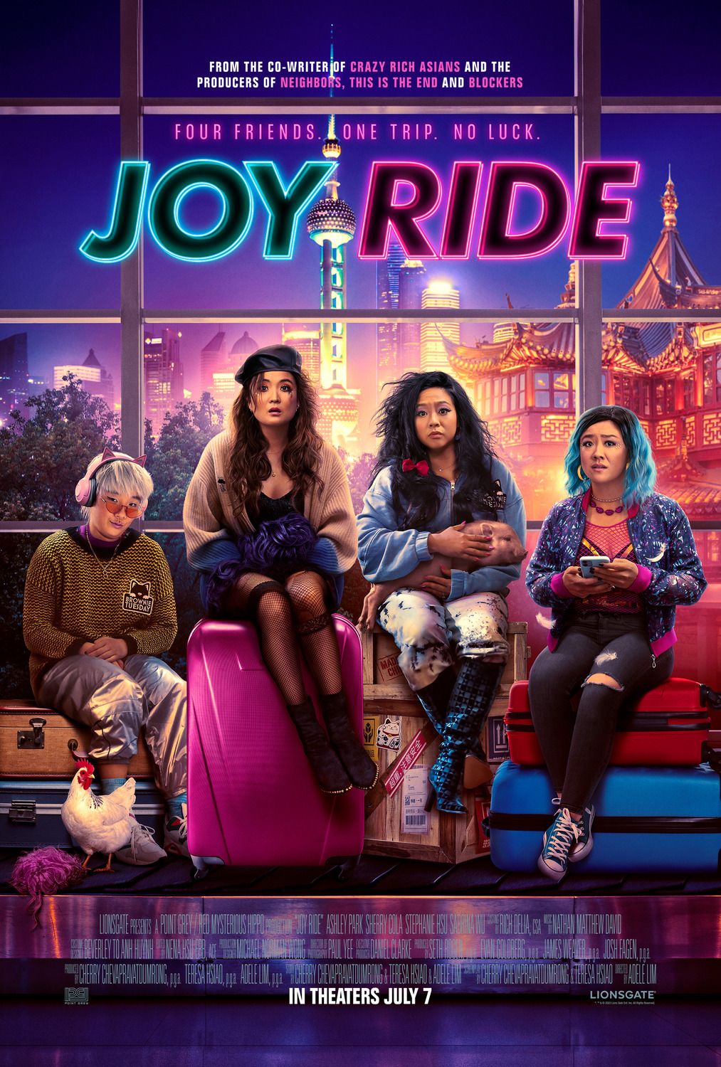 Joy Ride 2023 Film Poster