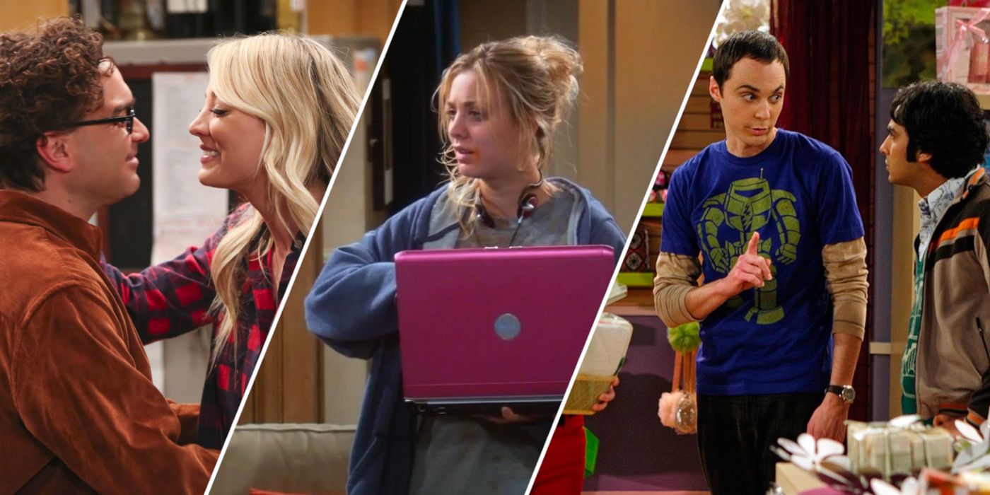 Leonard, Penny, Sheldon, and Raj from The Big Bang Theory