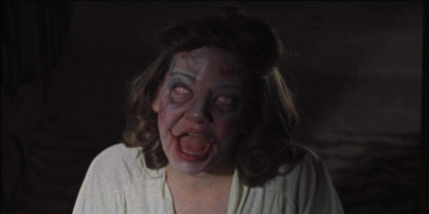 Betsey Baker as the processed Linda in The Evil Dead (1981) 