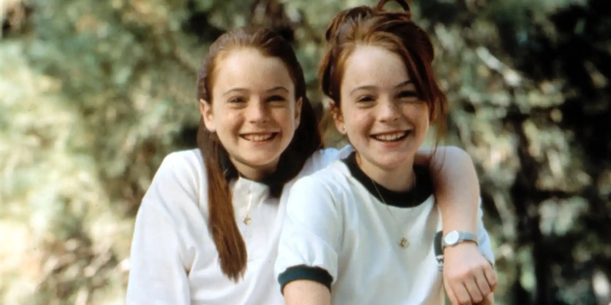 Lindsay Lohan in a dual role in The Parent Trap