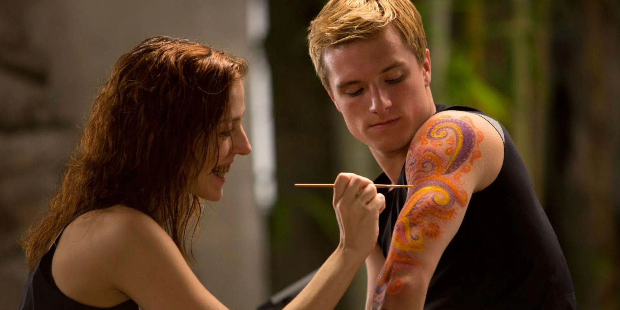 Morphling and Peeta in The Hunger Games (1)
