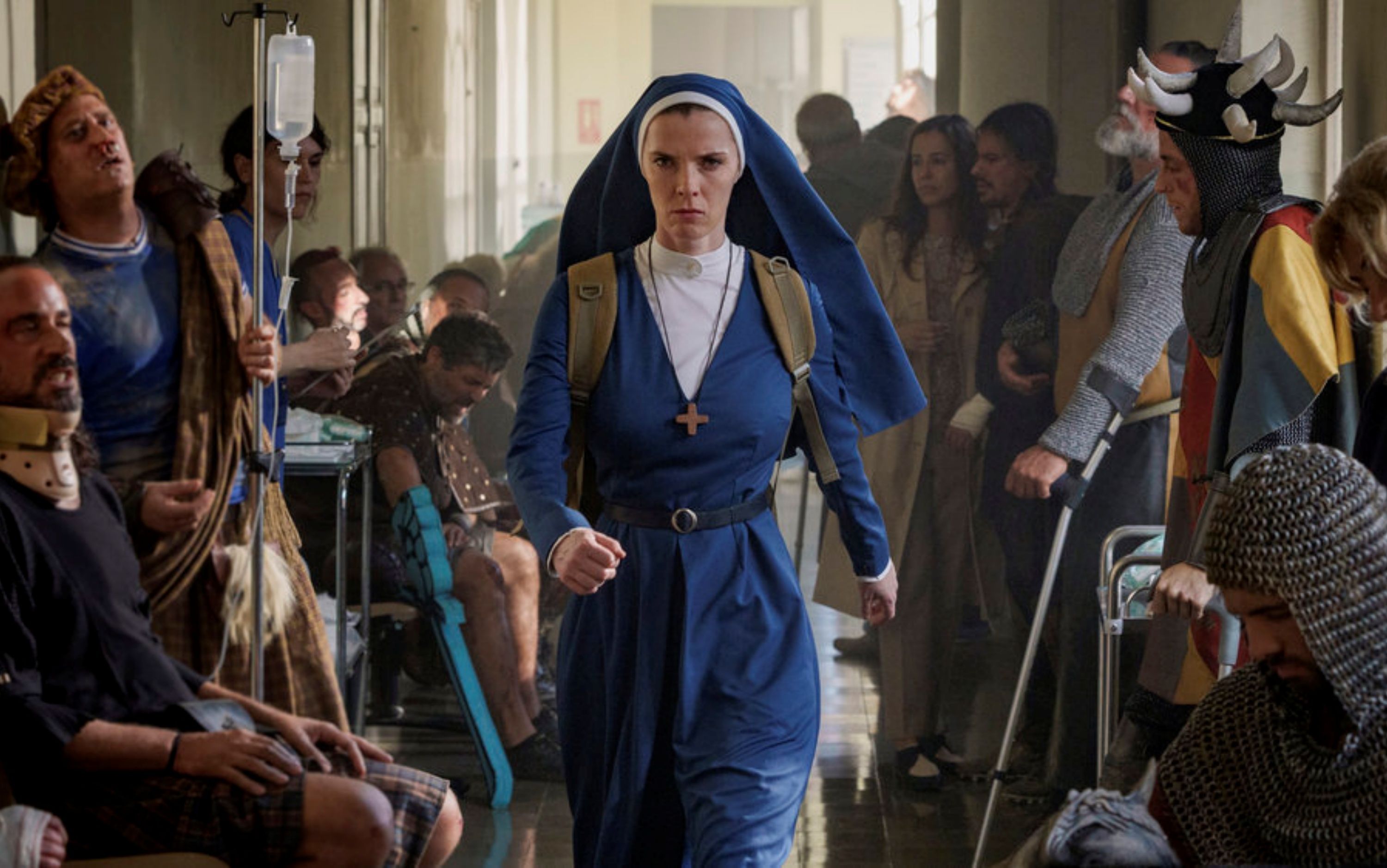 Betty Gilpin as Simone in Mrs. Davis