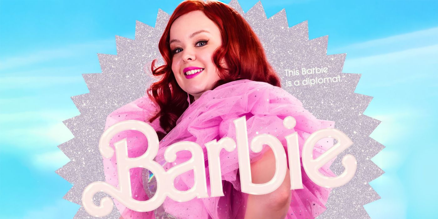 Character poster for Nicola Coughlan as Diplomat Barbie in Barbie (2023)