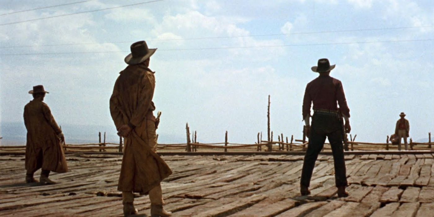 The opening scene of Once Upon A Time In The West by Sergio Leone