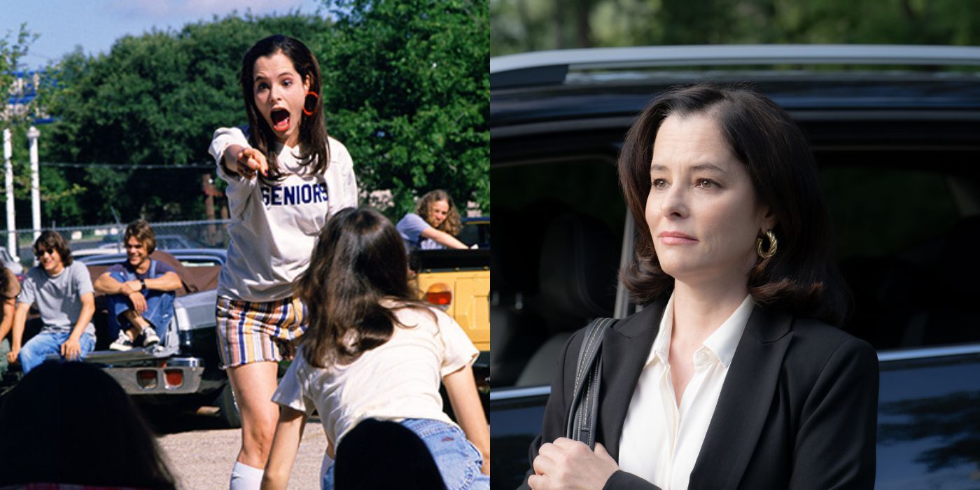 Parker Posey in Dazed & Confused side-by-side with herself in Beau is Afraid 