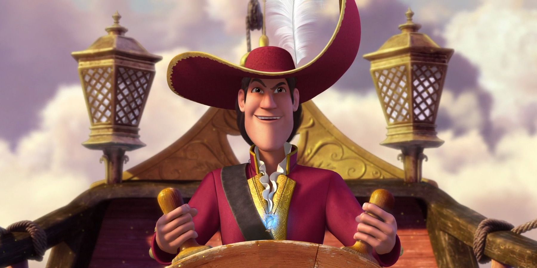 Captain Hook as seen in 'The Pirate Fairy' (voiced by Tom Hiddleston)