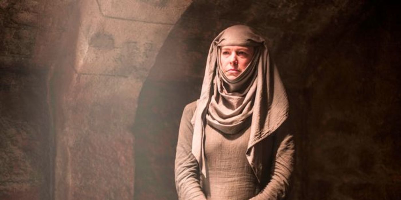 Hannah Waddingham as Septa Unella in Game of Thrones