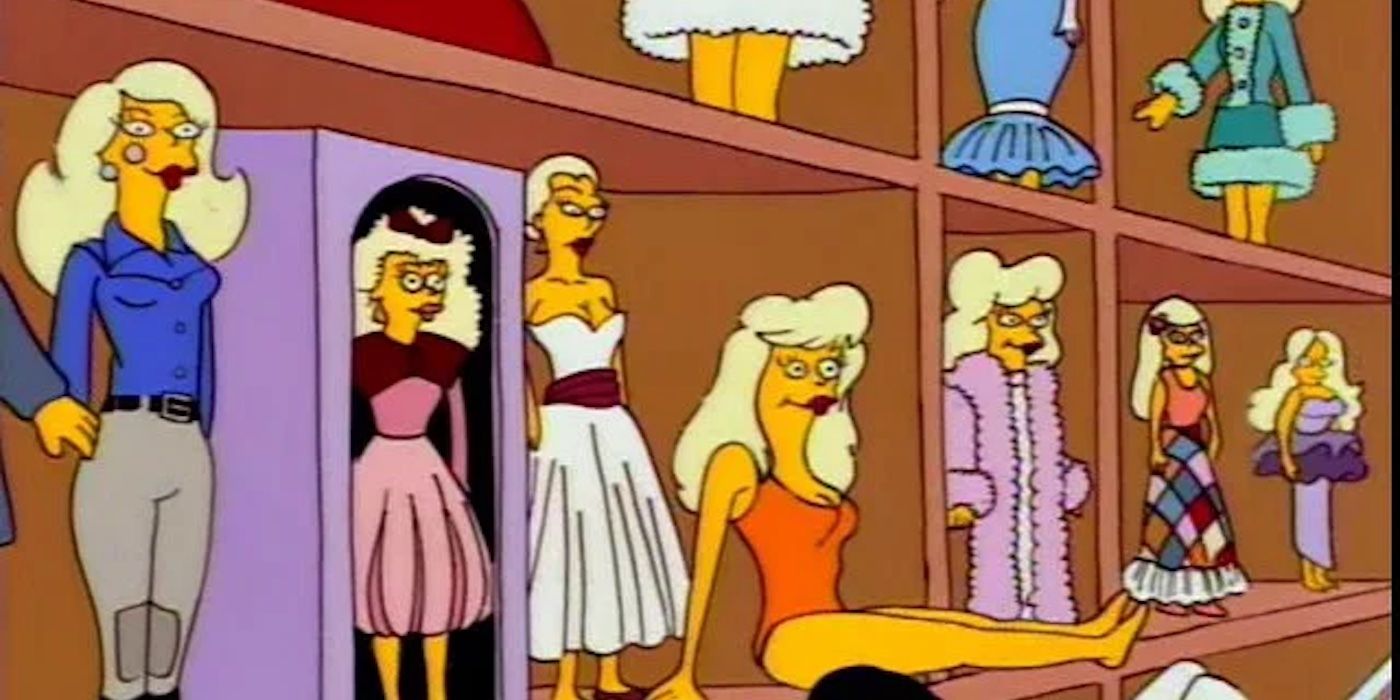 Smithers' Malibu Stacy collection in The Simpsons