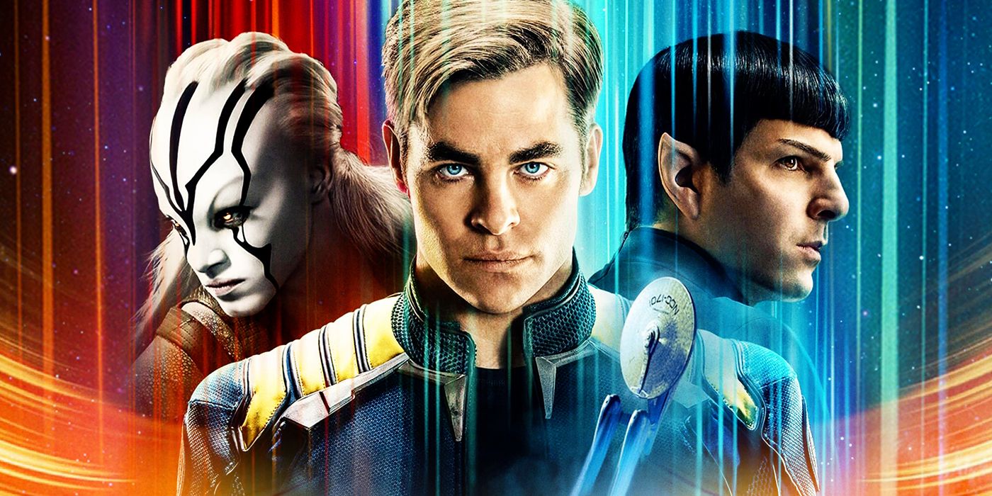 Chris Pine, Sofia Boutella and Zachary Quinto in Star Trek Beyond