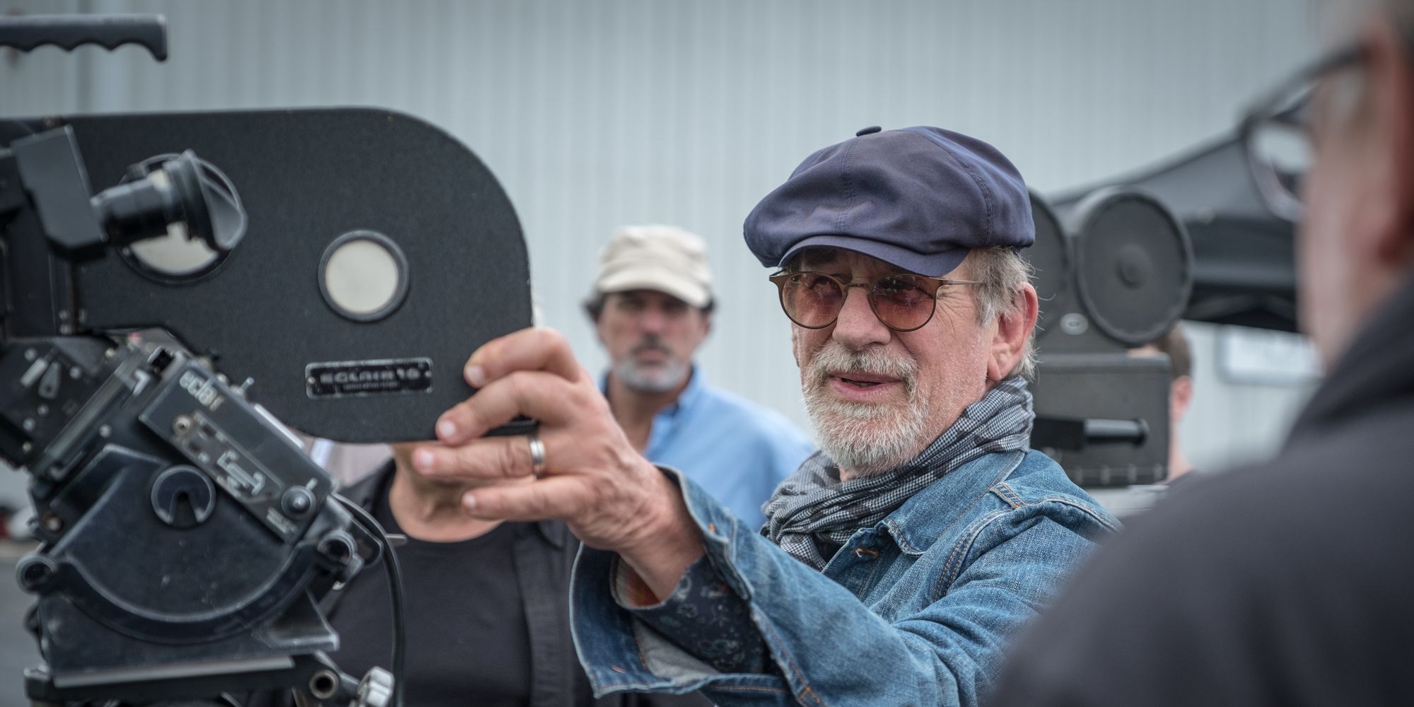 Steven Spielberg directing