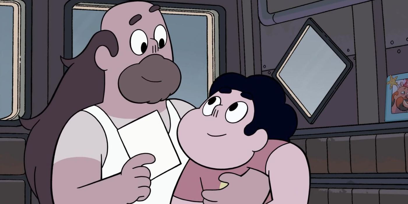 Greg Universe with his son, Steven