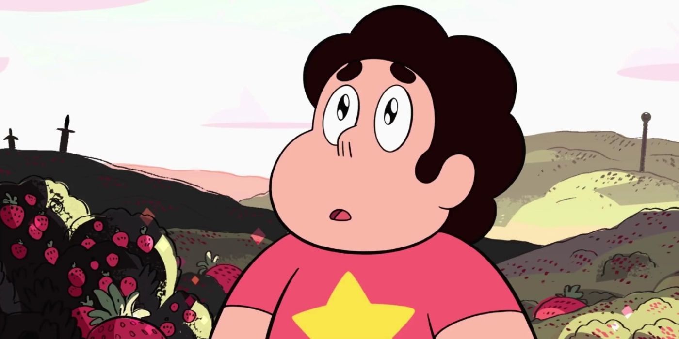 Steven Universe looking wide eyed