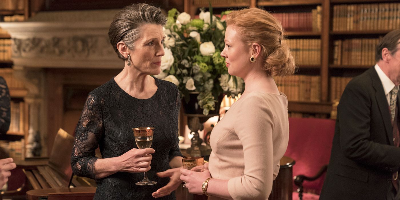 Harriet Walter and Sarah Snook in Succession Season 3