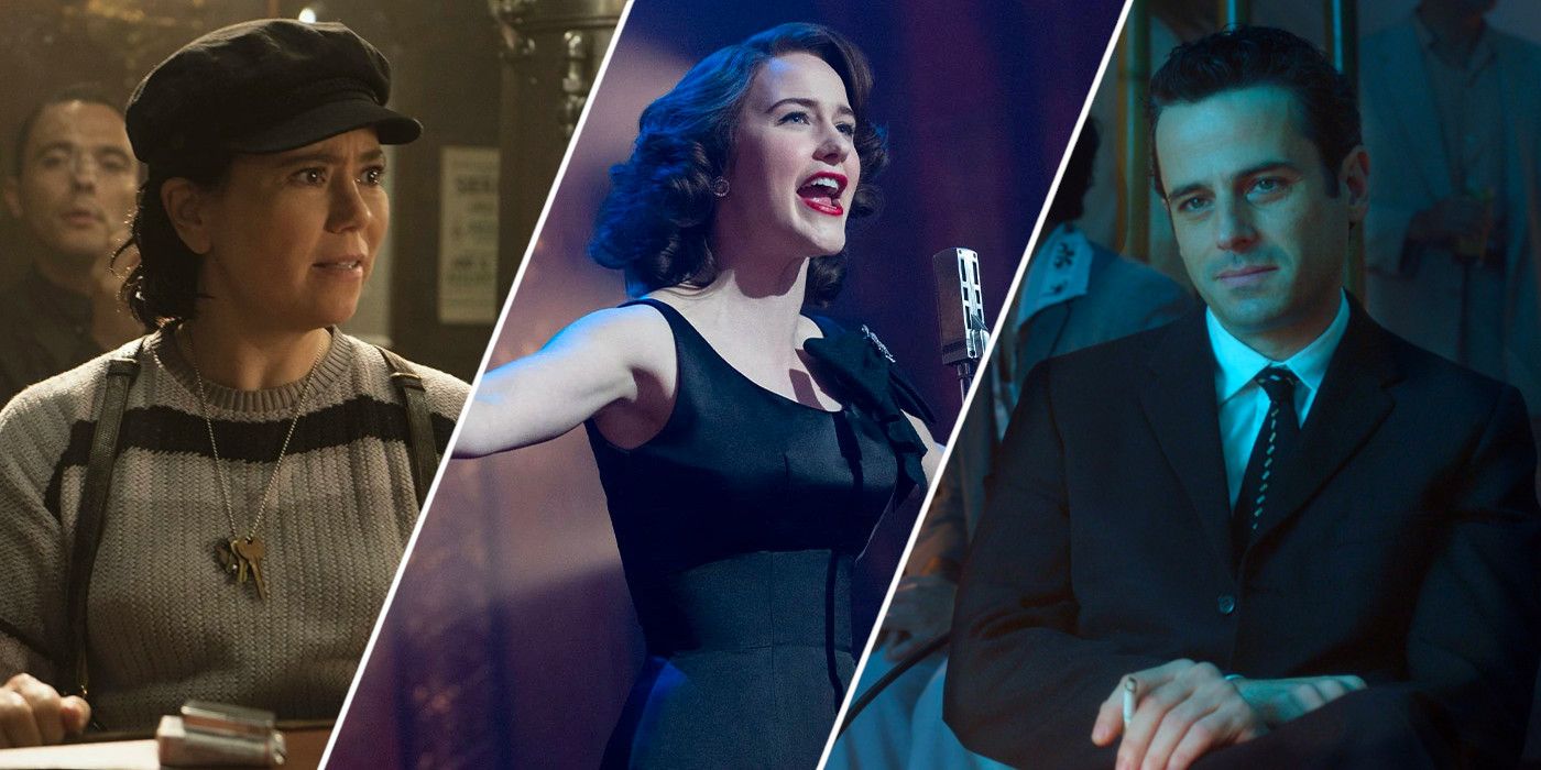 Susie, Midge, and Lenny in The Marvelous Mrs Maisel