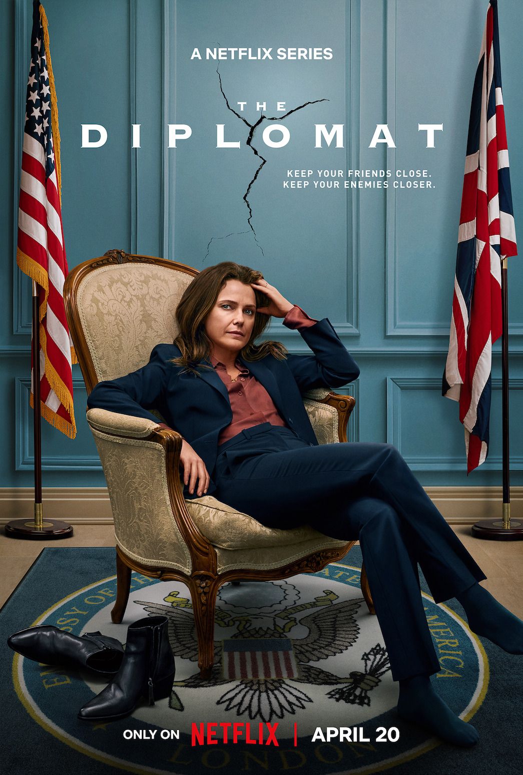 El diplomático Netflix Póster