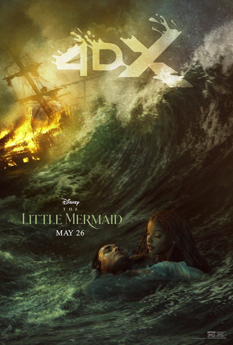 The Little Mermaid 4DX Poster